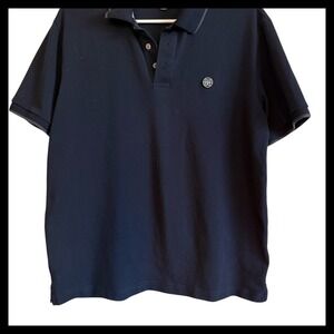 Bolvaint Menswear Polo Shirt XL Extra Large Navy Blue Short Sleeve